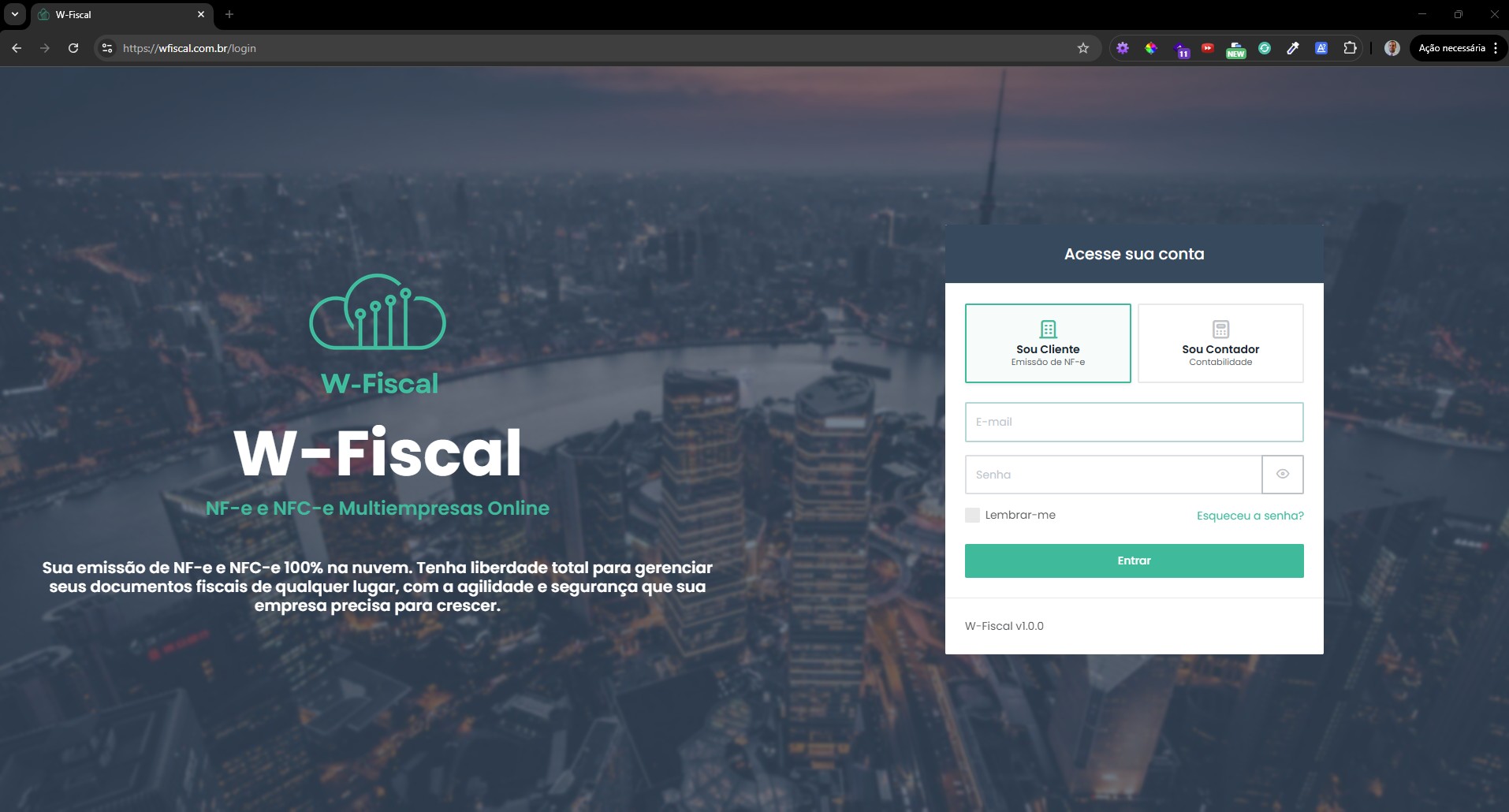 Login W-Fiscal